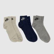 Nike multi ankle socks 3 pack