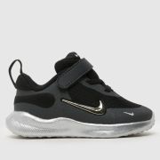 Nike black multi revolution 7 se Girls Toddler trainers