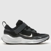 Nike black multi revolution 7 se Girls Junior trainers