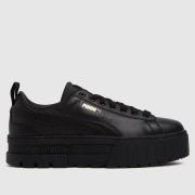 PUMA mayze trainers in black