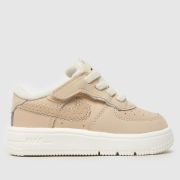 Nike beige air force 1 low easy on Toddler trainers