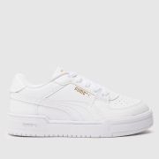 PUMA white ca pro classic Junior trainers