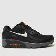 Nike black & white air max 90 nn Youth trainers