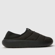 Crocs puff moc sandals in black