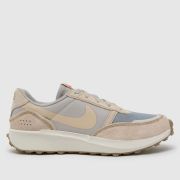 Nike waffle debut trainers in stone multi