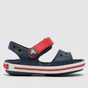 Crocs navy & red crocband Boys Toddler sandals