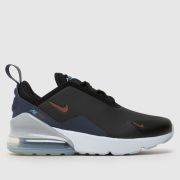 Nike black multi air max 270 Boys Junior trainers