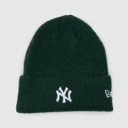 New Era green womens wide cuff beanie