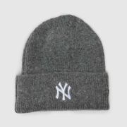 New Era grey womens wide cuff beanie