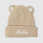 New Era stone kids teddy bear ears beanie