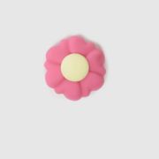 Crocs pink jibbitz squishy flower