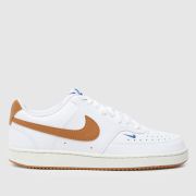 Nike court vision low trainers in white multi