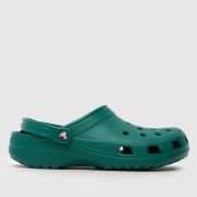 Crocs classic clog sandals in green