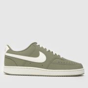 Nike court vision trainers in dark green