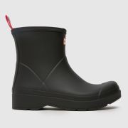 HUNTER BOOTS play short boots in black