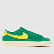 Nike blazer low 77 vintage trainers in green multi