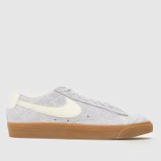 Nike blazer low 77 vintage trainers in light grey