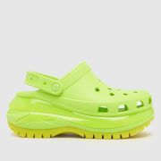 Crocs mega crush clog sandals in lime