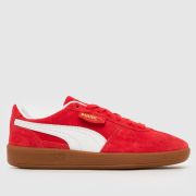 PUMA palermo trainers in red