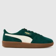 PUMA palermo trainers in dark green