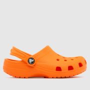 Crocs orange classic clog Junior sandals