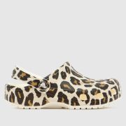 Crocs print classic leopard clog Junior sandals