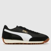 PUMA easy rider trainers in black & white