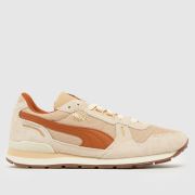 PUMA rx 737 vintage trainers in beige multi