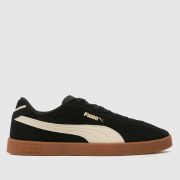 PUMA club ii era trainers in black & white