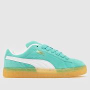 PUMA suede xl trainers in turquoise