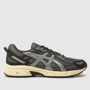 ASICS gel-venture 6 trainers in black & grey