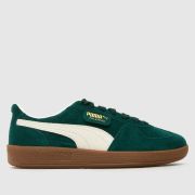 PUMA palermo trainers in dark green