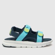 PUMA navy & pl blue evolve Boys Junior sandals