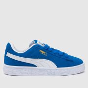 PUMA blue suede xl Boys Junior trainers