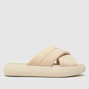 TOMS alpagarta mallow crossover sandals in beige