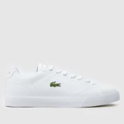 Lacoste lerond set trainers in white