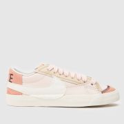 Nike blazer low 77 jumbo trainers in pale pink