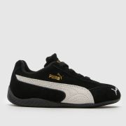 PUMA black & white speedcat Toddler trainers