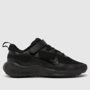 Nike black revolution 7 Junior trainers