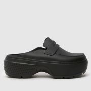 Crocs stomp loafer shoes in black