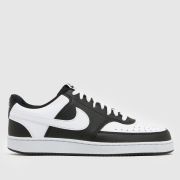 Nike court vision trainers in white & black