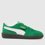 PUMA green palermo Boys Junior trainers