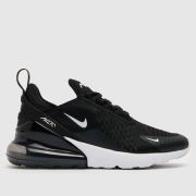 Nike air max 270 trainers in black & white