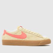 Nike blazer low 77 vintage trainers in brown multi