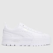 PUMA mayze trainers in white