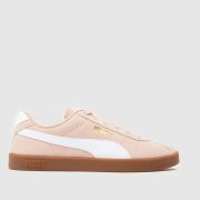 PUMA club ii trainers in pale pink