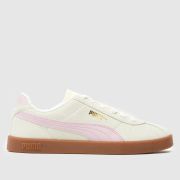 PUMA club ii trainers in off-white multi