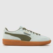 PUMA palermo trainers in light green