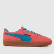 PUMA palermo trainers in pink multi