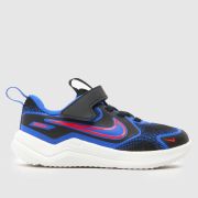 Nike black and blue cosmic runner Toddler trainers